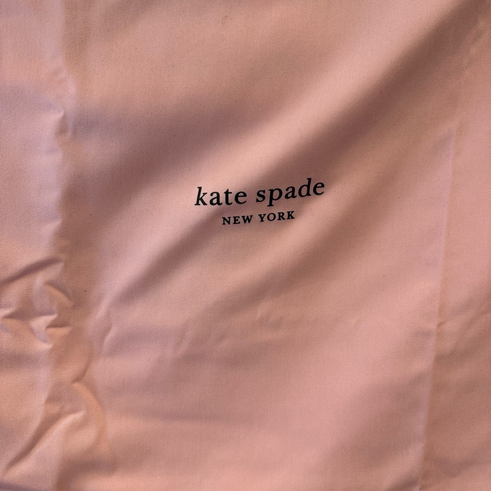 Rare Discontinued Kate Spade The Pier Striped Medium Tote NWT Black Beige Purse! - Picture 7 of 16
